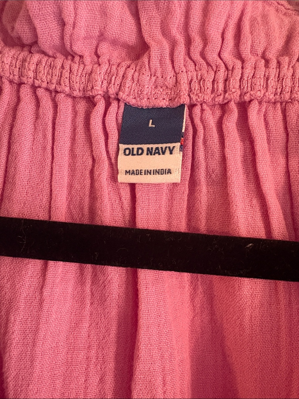 Pink Ruffled V-Neck Women's Top - Picture 2 of 3